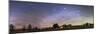 Panorama of the Celestial Night Sky in Southwest New Mexico-Stocktrek Images-Mounted Photographic Print