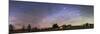 Panorama of the Celestial Night Sky in Southwest New Mexico-Stocktrek Images-Mounted Photographic Print