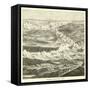 Panorama of the Central Andes-null-Framed Stretched Canvas