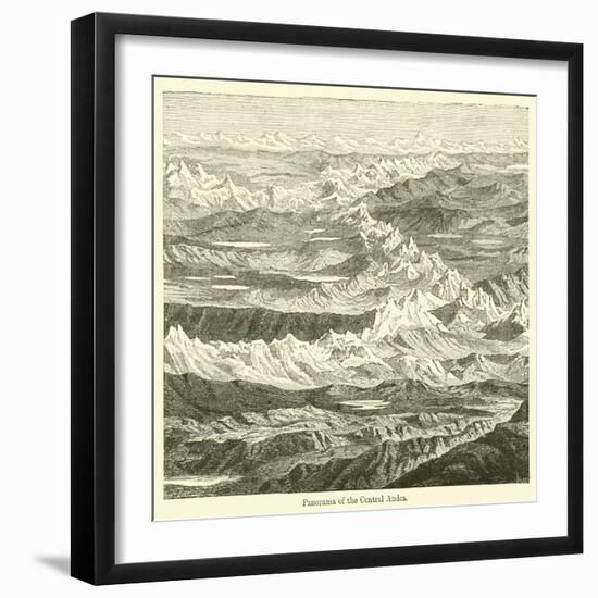 Panorama of the Central Andes-null-Framed Giclee Print