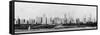 Panorama of the Chicago Skyline-null-Framed Stretched Canvas