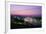 Panorama of the City at Dusk over the River Danube-Gavin Hellier-Framed Photographic Print