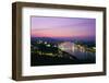 Panorama of the City at Dusk over the River Danube-Gavin Hellier-Framed Photographic Print