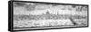 Panorama of the City of London, 1710-null-Framed Stretched Canvas