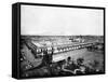 Panorama of the City of Mexico, 1893-John L Stoddard-Framed Stretched Canvas