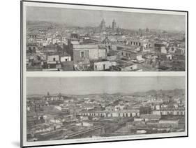 Panorama of the City of Mexico-null-Mounted Giclee Print