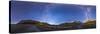Panorama of the Columbia Icefields and Athabasca Glacier at Moonrise-Stocktrek Images-Stretched Canvas
