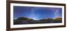 Panorama of the Columbia Icefields and Athabasca Glacier at Moonrise-Stocktrek Images-Framed Photographic Print