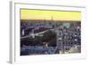 Panorama of the Eight Bridges, from 'Souvenirs De Paris - Monuments Vues En Couleurs'-null-Framed Giclee Print