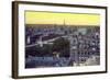 Panorama of the Eight Bridges, from 'Souvenirs De Paris - Monuments Vues En Couleurs'-null-Framed Giclee Print