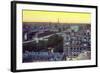 Panorama of the Eight Bridges, from 'Souvenirs De Paris - Monuments Vues En Couleurs'-null-Framed Giclee Print