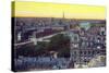 Panorama of the Eight Bridges, from 'Souvenirs De Paris - Monuments Vues En Couleurs'-null-Stretched Canvas