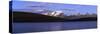 Panorama of the Gran Paradiso Range at Sunset from Lake Rossett-Roberto Moiola-Stretched Canvas