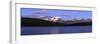 Panorama of the Gran Paradiso Range at Sunset from Lake Rossett-Roberto Moiola-Framed Photographic Print