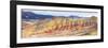 Panorama Of The Painted Hills In The John Day Fossil Beds National Monument In Eastern Oregon-Ben Herndon-Framed Photographic Print