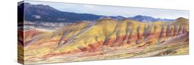 Panorama Of The Painted Hills In The John Day Fossil Beds National Monument In Eastern Oregon-Ben Herndon-Stretched Canvas