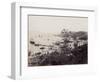 Panorama of the Picturesque Gulf of Baia (Naples), Dotted with Sailboats. in the Foreground, Opposi-Giorgio Sommer-Framed Giclee Print