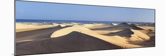 Panorama of the Sand Dunes of Maspalomas-Markus Lange-Mounted Premium Photographic Print