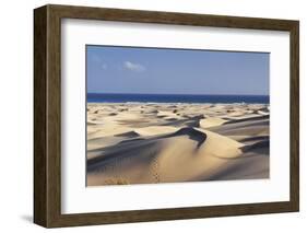 Panorama of the Sand Dunes of Maspalomas-Markus Lange-Framed Photographic Print