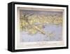 Panorama of the Seat of War: Birds Eye View of Louisiana, Mississippi, Alabama and Part of…-John Bachmann-Framed Stretched Canvas