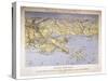 Panorama of the Seat of War: Birds Eye View of Louisiana, Mississippi, Alabama and Part of…-John Bachmann-Stretched Canvas