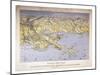 Panorama of the Seat of War: Birds Eye View of Louisiana, Mississippi, Alabama and Part of…-John Bachmann-Mounted Giclee Print