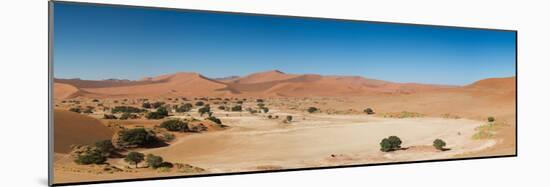 Panorama of the Sossusvlei Desert Pan-Circumnavigation-Mounted Photographic Print