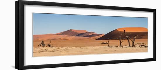 Panorama of the Sossusvlei-Circumnavigation-Framed Photographic Print