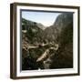 Panorama of Thiers (Puy-De-Dôme, France) Taken from the Road to Lyon, Circa 1890-1895-Leon, Levy et Fils-Framed Photographic Print