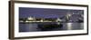 Panorama of Tower of London and Tower Bridge at Night-Veneratio-Framed Photographic Print