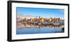 Panorama of Vancouver Skyline-null-Framed Art Print