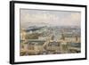 Panorama of Vienna, 1871-Rudolph von Alt-Framed Giclee Print