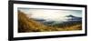 Panorama of Volcanoes at Sunrise. Bali, Indonesia-Dudarev Mikhail-Framed Photographic Print