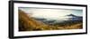 Panorama of Volcanoes at Sunrise. Bali, Indonesia-Dudarev Mikhail-Framed Photographic Print