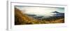 Panorama of Volcanoes at Sunrise. Bali, Indonesia-Dudarev Mikhail-Framed Photographic Print