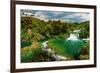 Panorama of Waterfalls in Krka National Park, Croatia-Lamarinx-Framed Photographic Print