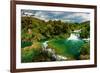 Panorama of Waterfalls in Krka National Park, Croatia-Lamarinx-Framed Photographic Print