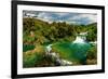 Panorama of Waterfalls in Krka National Park, Croatia-Lamarinx-Framed Photographic Print