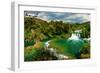 Panorama of Waterfalls in Krka National Park, Croatia-Lamarinx-Framed Photographic Print