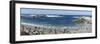 Panorama of Waves Along Monterey Peninsula, California Coast-Sheila Haddad-Framed Photographic Print