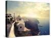 Panorama on Santorini Island-olly2-Stretched Canvas