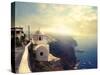 Panorama on Santorini Island-olly2-Stretched Canvas