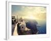 Panorama on Santorini Island-olly2-Framed Photographic Print