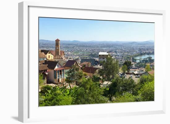 Panorama over Antananarivo, Madagascar, Africa-G&M Therin-Weise-Framed Photographic Print