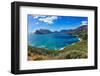 Panorama over Hout Bay and the Atlantic Ocean, Cape Town, South Africa, Africa-G&M Therin-Weise-Framed Photographic Print