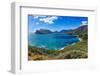 Panorama over Hout Bay and the Atlantic Ocean, Cape Town, South Africa, Africa-G&M Therin-Weise-Framed Photographic Print