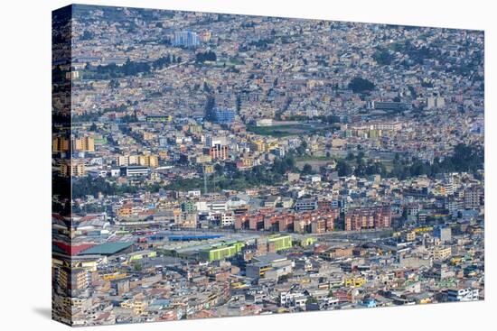 Panorama over Quito, Pichincha Province, Ecuador, South America-Gabrielle and Michael Therin-Weise-Stretched Canvas