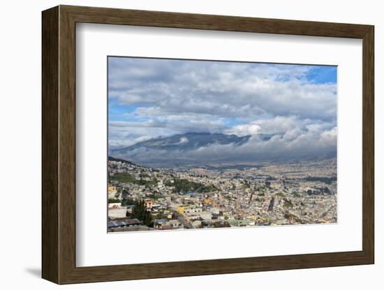 Panorama over Quito, Pichincha Province, Ecuador, South America-Gabrielle and Michael Therin-Weise-Framed Photographic Print