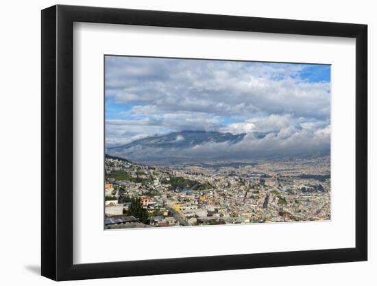 Panorama over Quito, Pichincha Province, Ecuador, South America-Gabrielle and Michael Therin-Weise-Framed Photographic Print