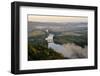 Panorama over the Dordogne River, Bastide of Domme, Domme, Dordogne, Perigord, France, Europe-Nathalie Cuvelier-Framed Photographic Print